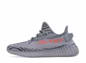 adidas Yeezy Boost 350 V2 "Grey/Bold Orange/DGH Solid Grey" 29.5cm AH2203