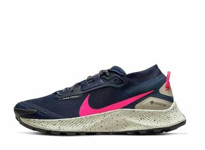 Nike Pegasus Trail 3 GORE-TEX "Obsidian/Matte Olive/Citron Tint/Siren Red" 26.5cm DC8793-401