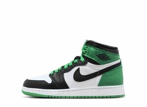 Nike GS Air Jordan 1 Retro High OG "Celtics/Black and Lucky Green" (2023) 25cm FD1437-031