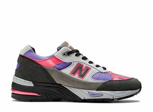 Palace New Balance 991 &quot;Black/Purple&quot; 26.5cm M991PLE