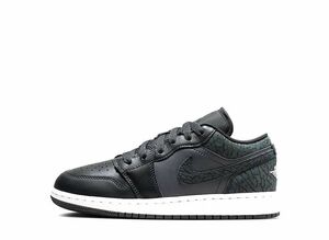 Nike GS Air Jordan 1 Low &quot;Black Elephant&quot; 24cm FB9908-001