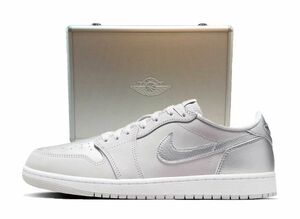 Nike Air Jordan 1 Retro Low OG "Metallic Silver" (with Briefcase) (HM0365-002) 27cm CZ0790-002-SP-BOX