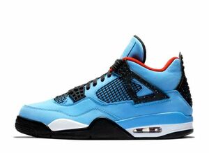 Travis Scott Nike Air Jordan 4 Retro Cactus Jack "University Blue" 26.5cm 308497-406