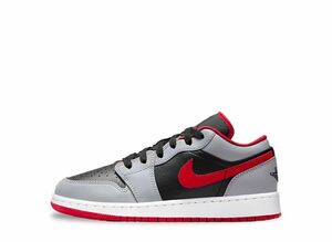 Nike GS Air Jordan 1 Low &quot;Black/Cement Gray/White/Fire Red&quot; 24.5cm 553560-060