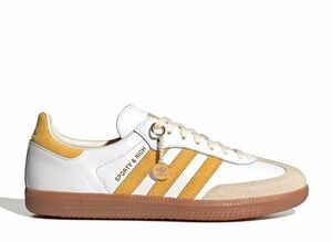 Sporty & Rich adidas Originals Samba OG "White/Bold Gold" 23.5cm IF5661