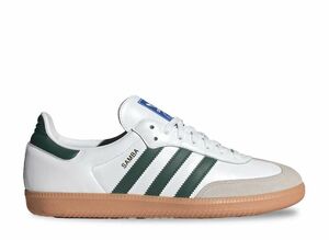 adidas Originals Samba OG &quot;Cloud White/Collegiate Green/Gum&quot; 25.5cm IE3437