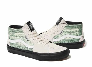 Supreme Vans Dollar Skate Grosso Mid &quot;White&quot; 28.5cm SUP-VANS-23SS-SGM-W