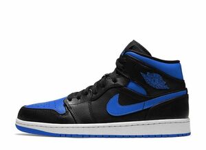 NIKE AIR JORDAN 1 MID BLACK/BLUE 29cm 554724-068