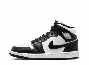 Nike WMNS Air Jordan 1 Mid &quot;Black/White&quot; 23.5cm DV0991-101