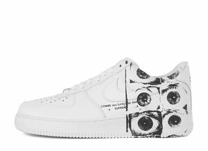 Supreme Comme des Garons SHIRT Nike Air Force 1 Low &quot;White&quot; 27.5cm 923044-100