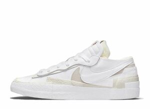 sacai Nike Blazer Low &quot;White Patent Leather&quot; 26.5cm DM6443-100