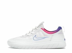 Nike SB Nyjah Free 2 "Summit White/Pink Blast Racer Blue" 27cm CU9220-100