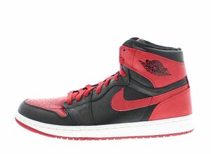 AIR JORDAN 1 RETRO HIGH "BANNED"（2011） 432001-001 （ブラック/バーシティレッド/ホワイト）