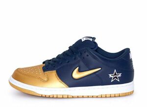 Supreme Nike SB Dunk Low OG QS &quot;Metallic Gold/Navy&quot; 27cm CK3480-700