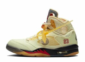 Off-White Nike Air Jordan 5 &quot;Sail&quot; 27.5cm DH8565-100