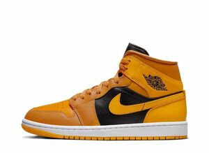 Nike WMNS Air Jordan 1 Mid &quot;University Gold&quot; 26.5cm BQ6472-700