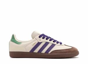 adidas Originals WMNS Samba OG "Off White/Collegiate Purple/Preloved Green" 23cm ID8349