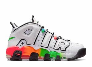 Nike Air More Uptempo 96 Ghost &quot;White/Blue/Orange Green&quot; 26.5cm DV1233-111