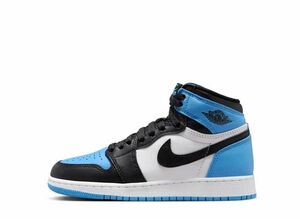 Nike GS Air Jordan 1 Retro High OG &quot;University Blue/UNC Toe&quot; 24.5cm FD1437-400