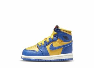 Nike TD Air Jordan 1 High OG &quot;Game Royal and Varsity Maize&quot; 8cm FD2598-700