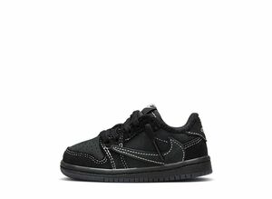 Travis Scott Nike TD Air Jordan 1 Low OG &quot;Black Phantom&quot; 10cm DO5441-001