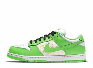 Supreme Nike SB Dunk Low OG QS Gold Stars &quot;White/Mean Green&quot; 24.5cm DH3228-101