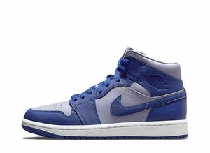 NIKE WMNS AIR JORDAN 1 MID "BLUE/GREY" 27.5cm DH7821-500