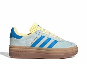 adidas Originals WMNS Gazelle Bold &quot;Almost Blue/Bright Blue/Almost Yellow&quot; 27.5cm IE0430