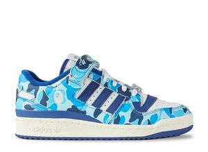 A BATHING APE × adidas Forum 84 Low 30th Anniversary &quot;Blue Camo&quot; 27cm ID4772