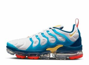 Nike Air Vapormax Plus &quot;White/Citron Pulse/Industrial Blue&quot; 27.5cm FJ3999-100