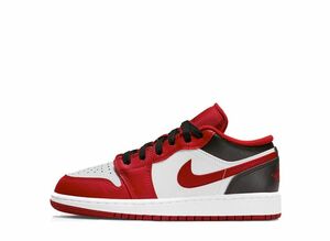 Nike GS Air Jordan 1 Low "White/Gym Red/Black" 25cm 553560-163