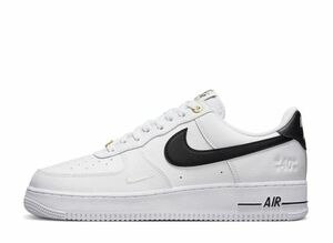 Nike Air Force 1 Low '07 LV8 40th Anniversary &quot;Black/White-Metallic Gold&quot; 24.5cm DQ7658-100