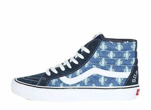 Supreme Vans Sk8-Hi Hole Punch Denim &quot;Blue&quot; 26.5cm VN0A38Z32DD