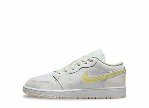 Nike GS Air Jordan 1 Low &quot;Sail/White/Laser Fuchsia/Light Laser Orange&quot; 24.5cm FV8486-181