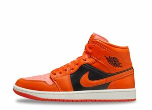 Nike WMNS Air Jordan 1 Mid &quot;Orange/Black&quot; 24cm DM3381-600