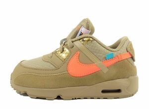 Off-White Nike TD Air Max 90 "Desert Ore" 8cm BV0852-200