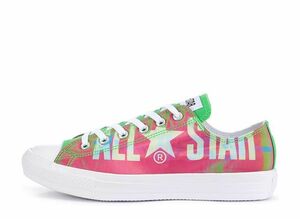 CONVERSE ALL STAR LIGHT LENTICULAR &quot;BIGLOGO&quot; OX &quot;PINK/GREEN&quot; 27.5cm 31302530