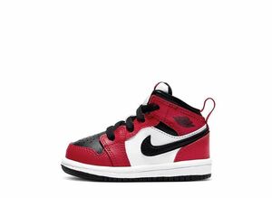 Nike TD Air Jordan 1 Mid &quot;Chicago Black Toe&quot; 16cm 640735-069