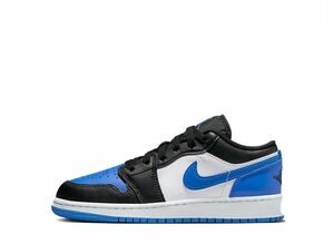 Nike GS Air Jordan 1 Low "Black/White/Royal Blue" 23.5cm 553560-140