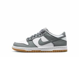 Nike GS Dunk Low &quot;White/Light Iron Ore/Gum Light Brown/Smoke Grey&quot; 23cm FV0374-100