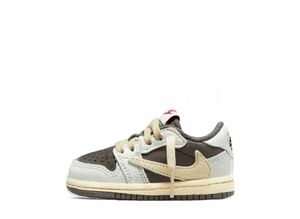 Travis Scott x Nike TD Air Jordan 1 Low &quot;Reverse Mocha/Sail and Ridgerock&quot; 15cm DO5441-162