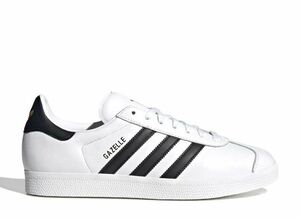 adidas Originals Gazelle &quot;Footwear White/Core Black/Gold Metallic&quot; 23cm IG6437