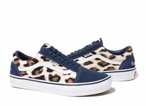 Supreme Vans Leopard Old Skool "Navy" 28cm SUP-VANS-23FW-OS-NV