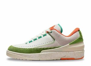 The Titan Nike WMNS Air Jordan 2 Low "Safety Orange/Chlorophyll" 27.5cm DV6206-183