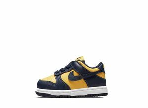 Nike TD Dunk Low &quot;Michigan&quot; 12cm CW1589-700