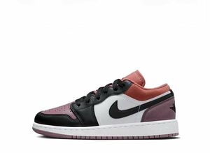 Nike GS Air Jordan 1 Low SE &quot;White/Sky J Orange/Sky J Mauve/Black&quot; 22.5cm FB9908-102