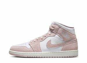 Nike WMNS Air Jordan 1 Mid SE &quot;Pastel Pink&quot; 26.5cm FN5215-161