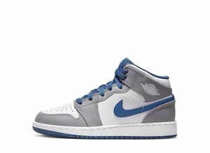 Nike GS Air Jordan 1 Mid &quot;True Blue&quot; 22.5cm DQ8423-014