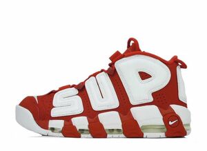 Supreme Nike Air More Uptempo "White/Red" 27.5cm 902290-600