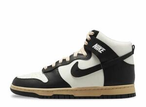 Nike WMNS Dunk High &quot;Black and Sail&quot; 27cm DZ4732-133